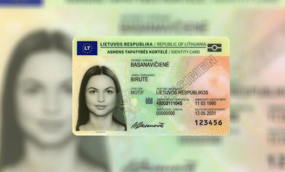 DĖL ASMENS TAPATYBĖS KORTELIŲ KEITIMO