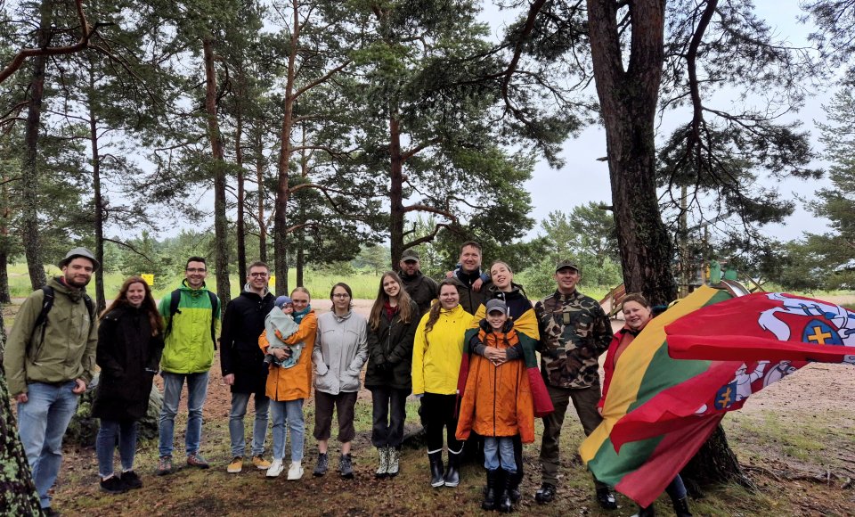 On July 6th, the Lithuanian national anthem was heard on the Finnish coast in Helsinki